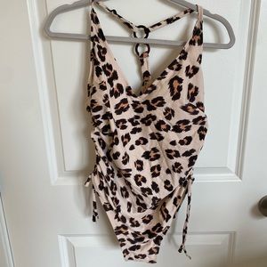 Sexy T-back one piece bathing suit